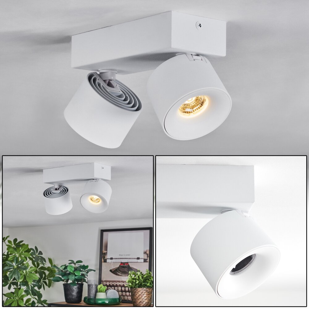 Narel Plafoniera, Faretto da soffitto LED Bianco, 2-Luci main product photo