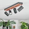 Orlan Plafoniera, Faretto da soffitto Cromo, Écru, Nero, 4-Luci