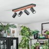 Orlan Plafoniera, Faretto da soffitto Cromo, Écru, Nero, 4-Luci