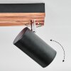 Orlan Plafoniera, Faretto da soffitto Cromo, Écru, Nero, 4-Luci