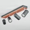 Orlan Plafoniera, Faretto da soffitto Cromo, Écru, Nero, 4-Luci