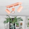 Javel Plafoniera, Faretto da soffitto Fucsia, Bianco, 3-Luci