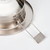 Osran Plafoniera da incasso, Faretto da soffitto, Lampada da incasso LED Nichel opaco, 3-Luci, Telecomando