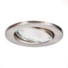 Osran Plafoniera da incasso, Faretto da soffitto, Lampada da incasso LED Nichel opaco, 3-Luci, Telecomando