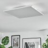 Orain Plafoniera, Panel LED Bianco, 1-Luce, Cambia colore