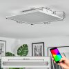 Orain Plafoniera, Panel LED Bianco, 1-Luce, Cambia colore