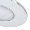 Paron Plafoniera da incasso, Faretto da soffitto, Lampada da incasso LED Cromo, 3-Luci, Telecomando
