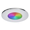 Paron Plafoniera da incasso, Faretto da soffitto, Lampada da incasso LED Cromo, 3-Luci, Telecomando