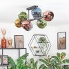 Koyoto Plafoniera, Lampada a sfera Blu, Oro, Verde, Ramato, 8-Luci