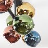 Koyoto Plafoniera, Lampada a sfera Blu, Oro, Verde, Ramato, 8-Luci