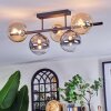 Chehalis Plafoniera, Lampada a sfera Nero, 5-Luci