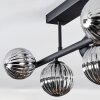 Chehalis Plafoniera, Lampada a sfera Nero, 5-Luci