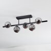 Chehalis Plafoniera, Lampada a sfera Nero, 5-Luci