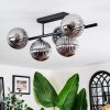 Chehalis Plafoniera, Lampada a sfera Nero, 5-Luci