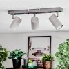 Javel Plafoniera, Faretto da soffitto Cromo, Grigio, 3-Luci