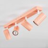 Javel Plafoniera, Faretto da soffitto Fucsia, Bianco, 4-Luci