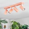 Javel Plafoniera, Faretto da soffitto Fucsia, Bianco, 4-Luci