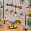 Ripoll Lampadario a sospensione, Lampada a sfera, Lampada a sospensione Écru, Nero, 4-Luci
