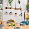 Ripoll Lampadario a sospensione, Lampada a sfera, Lampada a sospensione Écru, Nero, 4-Luci