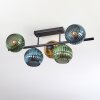 Koyoto Plafoniera, Lampada a sfera Blu, Oro, Verde, 5-Luci