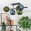 Koyoto Plafoniera, Lampada a sfera Blu, Oro, Verde, 5-Luci