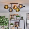 Koyoto Plafoniera, Lampada a sfera Blu, Oro, Verde, 5-Luci