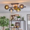 Koyoto Plafoniera, Lampada a sfera Blu, Oro, Verde, Chiaro, 5-Luci