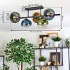 Koyoto Plafoniera, Lampada a sfera Blu, Oro, Verde, Chiaro, 5-Luci