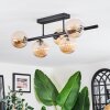 Chehalis Plafoniera, Lampada a sfera Nero, 5-Luci