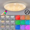 Peran Plafoniera LED Bianco, 1-Luce, Cambia colore