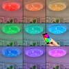 Peran Plafoniera LED Bianco, 1-Luce, Cambia colore