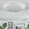 Peran Plafoniera LED Bianco, 1-Luce, Cambia colore
