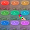 Peran Plafoniera LED Bianco, 1-Luce, Cambia colore