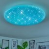 Peran Plafoniera LED Bianco, 1-Luce, Cambia colore