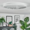 Peran Plafoniera LED Bianco, 1-Luce, Cambia colore