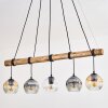 Ripoll Lampadario a sospensione, Lampada a sfera, Lampada a sospensione Écru, Nero, 5-Luci