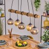 Ripoll Lampadario a sospensione, Lampada a sfera, Lampada a sospensione Écru, Nero, 5-Luci