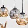 Ripoll Lampadario a sospensione, Lampada a sfera, Lampada a sospensione Écru, Nero, 5-Luci