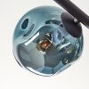 Ripoll Plafoniera, Lampada a sfera Blu, Cromo, Oro, Verde, Ramato, Grigio fumo, 5-Luci