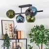 Koyoto Plafoniera, Lampada a sfera Blu, Verde, Ramato, 5-Luci