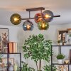 Koyoto Plafoniera, Lampada a sfera Blu, Verde, Ramato, 5-Luci