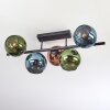 Koyoto Plafoniera, Lampada a sfera Blu, Verde, Ramato, 5-Luci