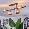 Chehalis Plafoniera, Lampada a sfera Ambrato, Chiaro, Grigio fumo, 5-Luci Chehalis Plafoniera, Lampada a sfera Ambrato, Chiaro, Grigio fumo, 5-Luci
