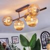 Chehalis Plafoniera, Lampada a sfera Ambrato, 5-Luci