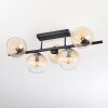 Koyoto Plafoniera, Lampada a sfera Ambrato, Chiaro, 5-Luci