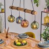 Ripoll Lampadario a sospensione, Lampada a sfera, Lampada a sospensione Écru, Nero, 4-Luci