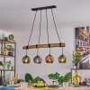 Ripoll Lampadario a sospensione, Lampada a sfera, Lampada a sospensione Écru, Nero, 4-Luci