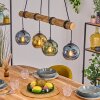 Ripoll Lampadario a sospensione, Lampada a sfera, Lampada a sospensione Écru, Nero, 4-Luci