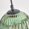 Koyoto Lampadario a sospensione, Lampada a sfera, Lampada a sospensione Écru, Nero, 4-Luci