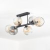 Ripoll Plafoniera, Lampada a sfera Ambrato, Chiaro, Grigio fumo, 6-Luci